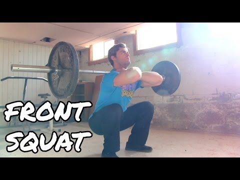 How to Perform the Front Squat - Quads Exercise Tutorial
