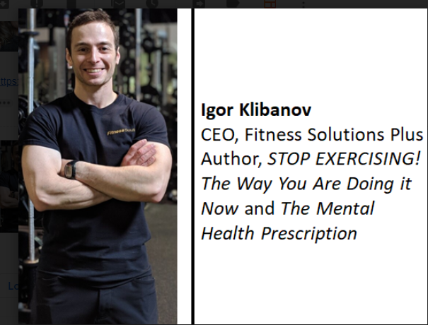 What Exercise and Nutritional Author – Igor Klibanov Eats In a Day